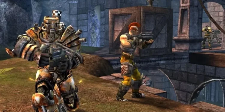 Prikelta klasikinė pirmojo asmens šaudyklė „Unreal Tournament 2004“
