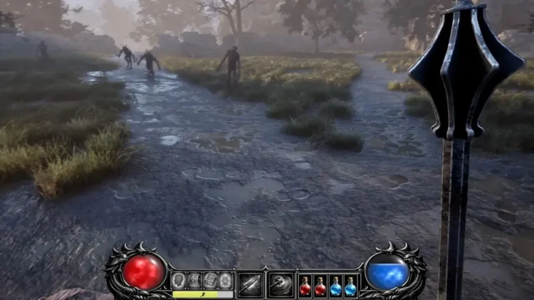 Žvilgsnis į „Diablo 2“ pirmojo asmens projektą, kuriamą naudojant „Unreal Engine 5“