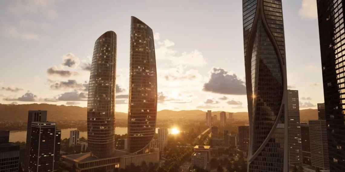 Anonsuotas fotorealistiškas miestų statymo žaidimas „City Masterplan“