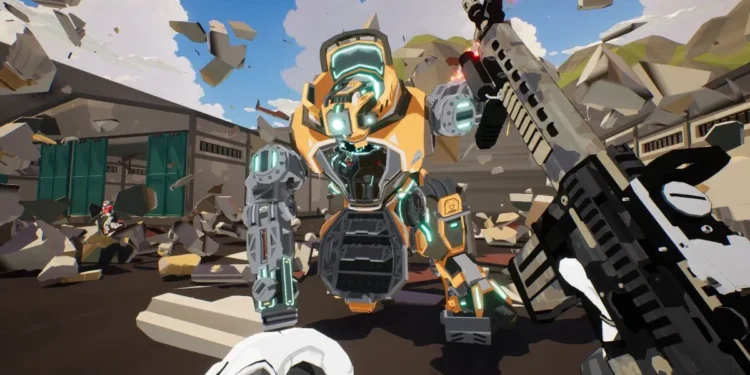 Indie kūrėjas kuria „Titanfall“ įkvėptą šaudyklę „ShatterRush“