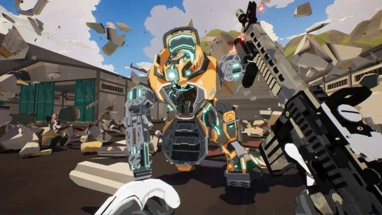 Indie kūrėjas kuria „Titanfall“ įkvėptą šaudyklę „ShatterRush“