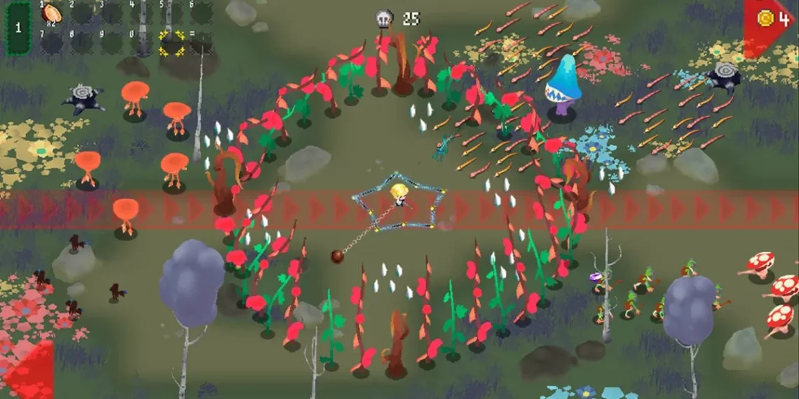 Anonsuotas bullet hell žaidimas „Eternal Survivors“