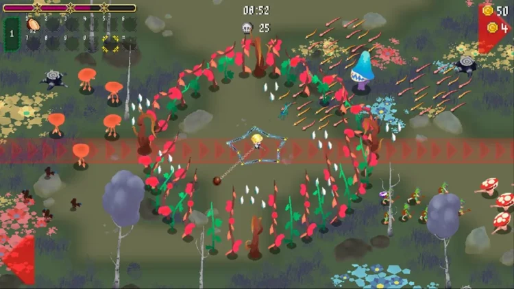 Anonsuotas bullet hell žaidimas „Eternal Survivors“