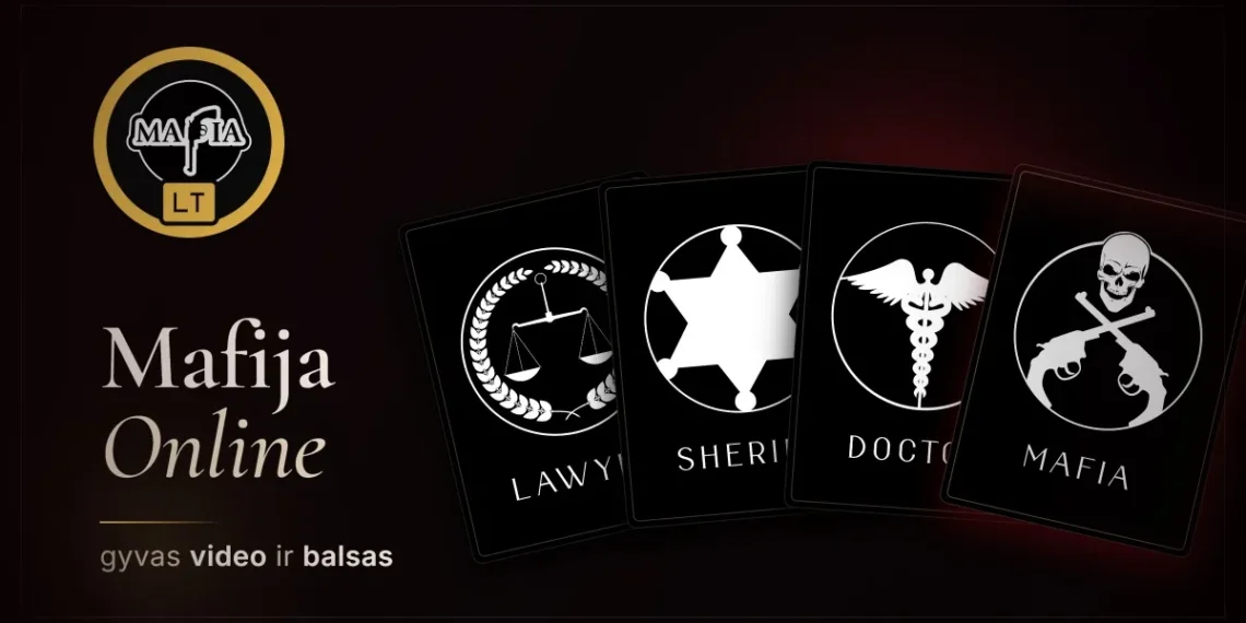 Mafijos žaidimo platforma | „Mafia Online“ by „MafiaInLT“