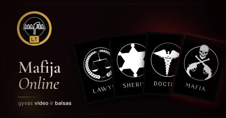 Mafijos žaidimo platforma | „Mafia Online“ by „MafiaInLT“
