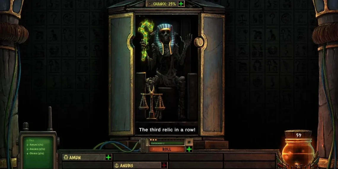 Padėkite mumijai prisikelti clicker tipo žaidime „Unlucky Mummy“