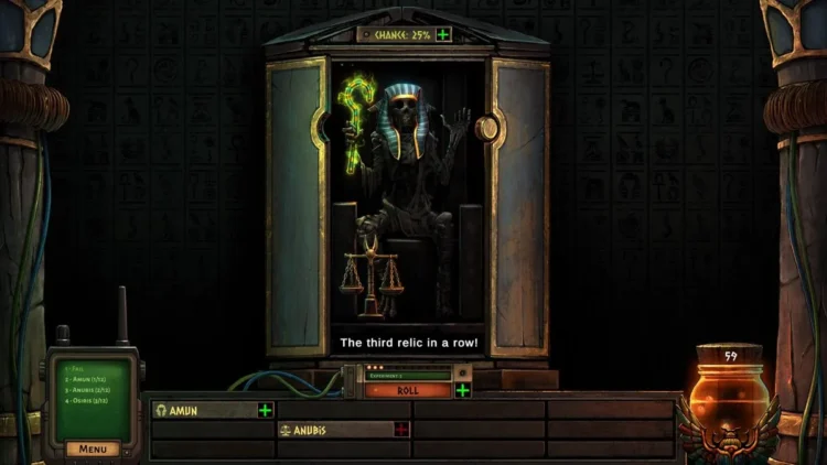 Padėkite mumijai prisikelti clicker tipo žaidime „Unlucky Mummy“